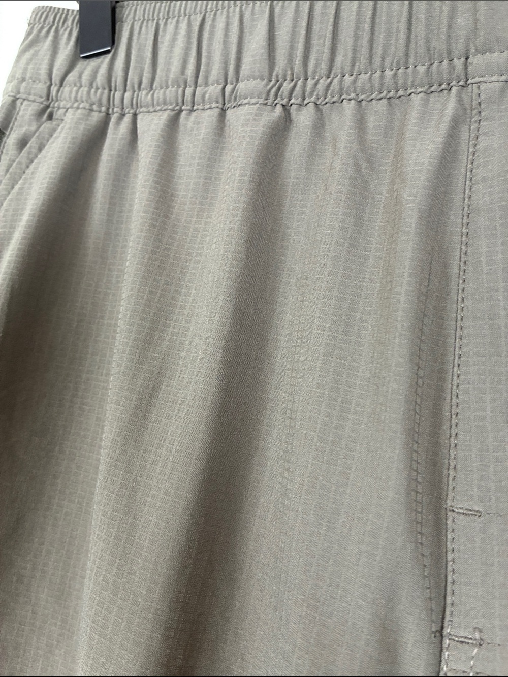Prana Men's Medium Heiro Lined Shorts Performance Lightweight Gray Check Pull On - Picture 2 of 7